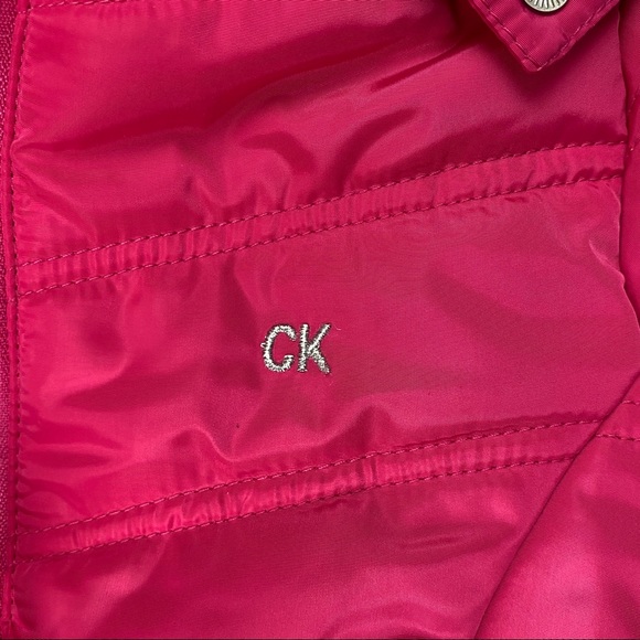 Calvin Klein Toddler Girls Long Puffer Coat 3T - Picture 4 of 11